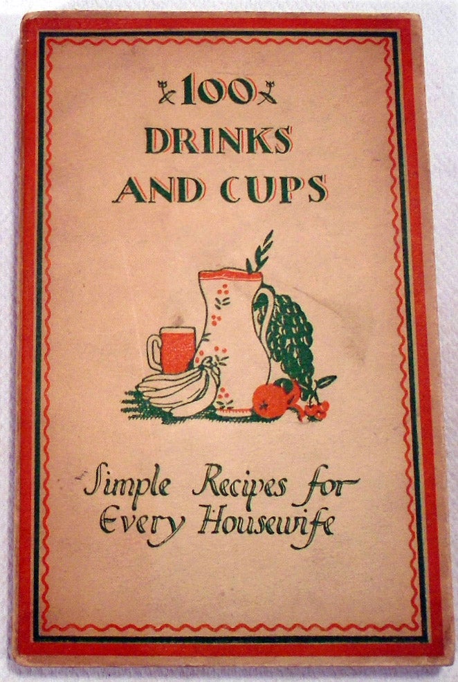 Item #37055 One Hundred (100) Drinks & Cups. Florence B. JACK.