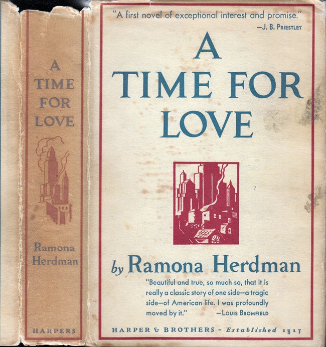 Item #37092 A Time For Love [SIGNED AND INSCRIBED]. Ramona HERDMAN