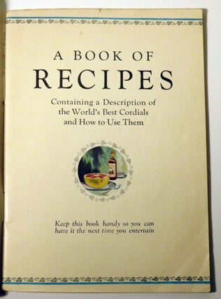 A Book of Recipes [COCKTAIL RECIPES]