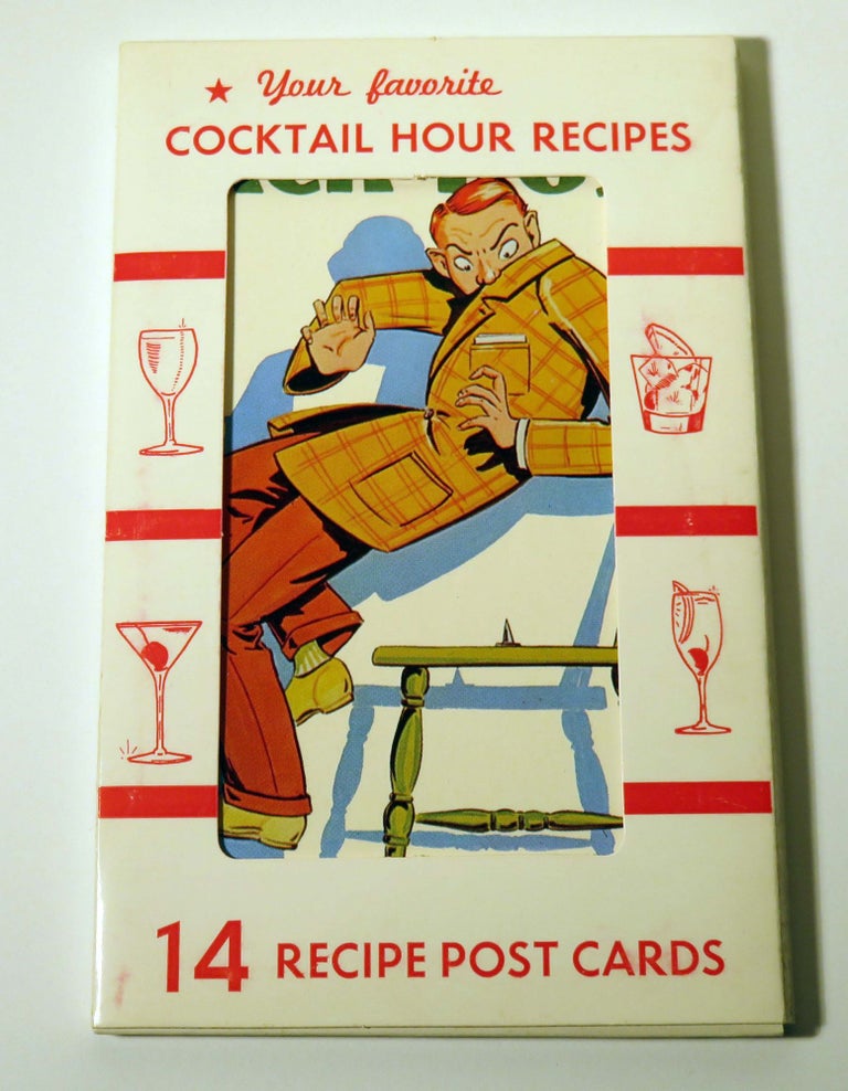 Item #37216 Your Favorite Cocktail Hour Recipes, 14 Recipe Post Cards. DEXTER PRESS.