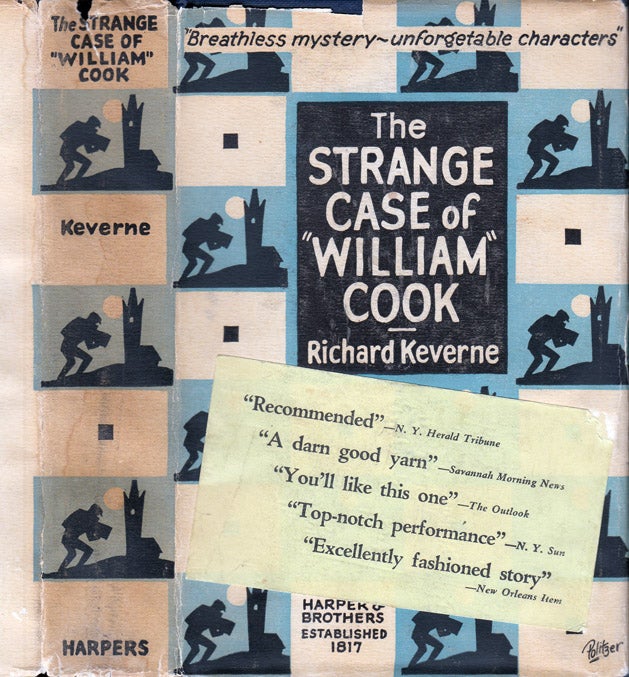 Item #37329 The Strange Case of William Cook. Richard KEVERNE