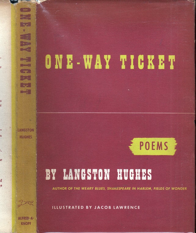 Item #37347 One-Way Ticket. Langston HUGHES