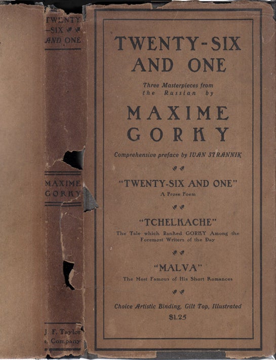 Item #37349 Twenty-Six and One and Other Stories from the Vagabond Series. Maxime GORKY