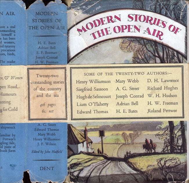 Item #37440 Modern Stories of the Open Air. Joseph CONRAD, Liam O'FLAHERTY, Adrian BELL, Richard HUGHES D. H. LAWRENCE.