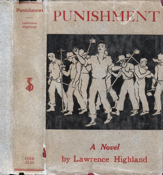 Item #37639 Punishment [SIGNED AND INSCRIBED]. Lawrence HIGHLAND.