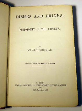 Dishes and Drinks; or, Philosophy in the Kitchen [Cocktail Punch Recipes]