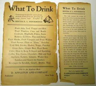 What to Drink, The Blue Book of Beverages