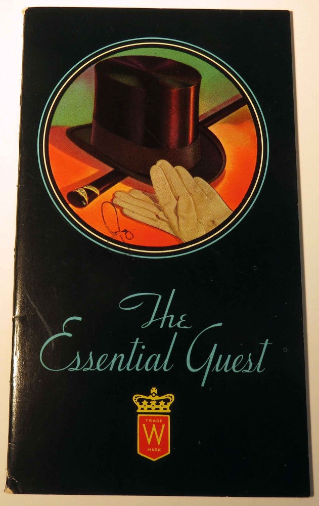 Item #37680 The Essential Guest. Ernest BYFIELD, Agnes AYRES, HIRAM WALKER AND SONS