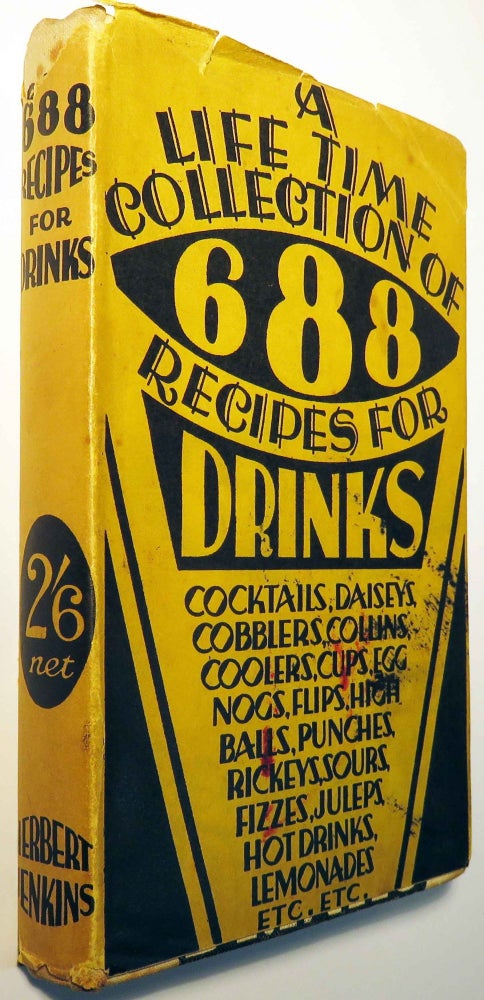 Item #37714 A Life-Time Collection of 688 Recipes for Drinks. ROBERT.