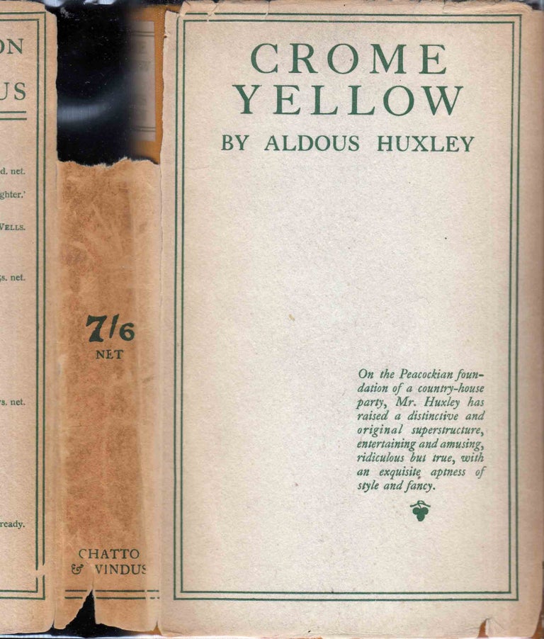 Item #37736 Crome Yellow. Aldous HUXLEY