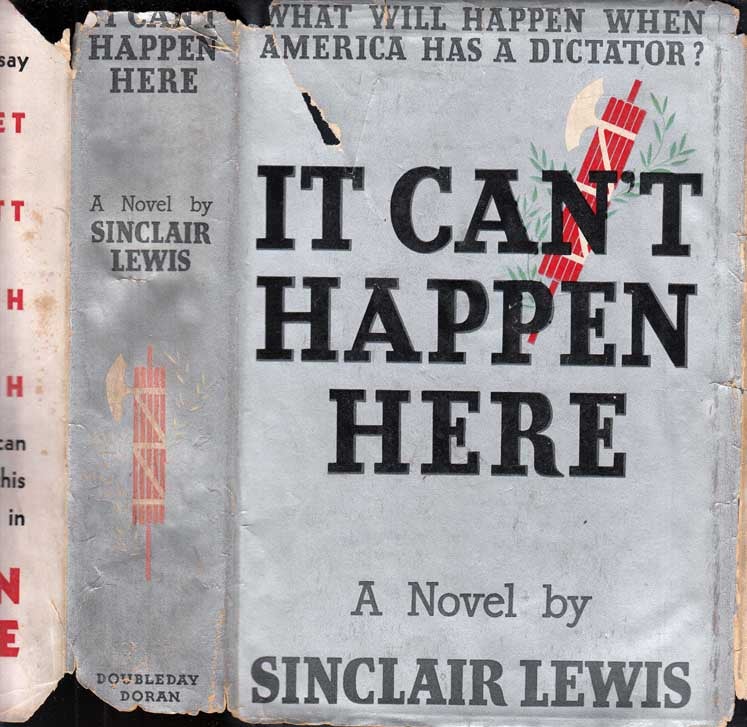 Item #37867 It Can't Happen Here. Sinclair LEWIS.