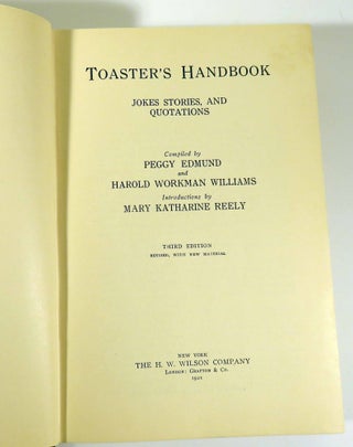 Toaster's Handbook, Jokes Stories, and Quotations