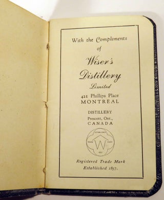 Wiser's Recipes for Cocktails and Other Beverages