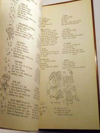 Bar-O-Scope. A Cocktail Recipe Book, Containing a Galaxy of Star Cocktail Recipes Sure to Contribute Celestial Bliss and Pleasantness to you and your guests. 246 "Happy Influences" Spiced with"Astro-illogical" Guidance in rhyme & pictures For those reborn under the different signs of the Barospcope.