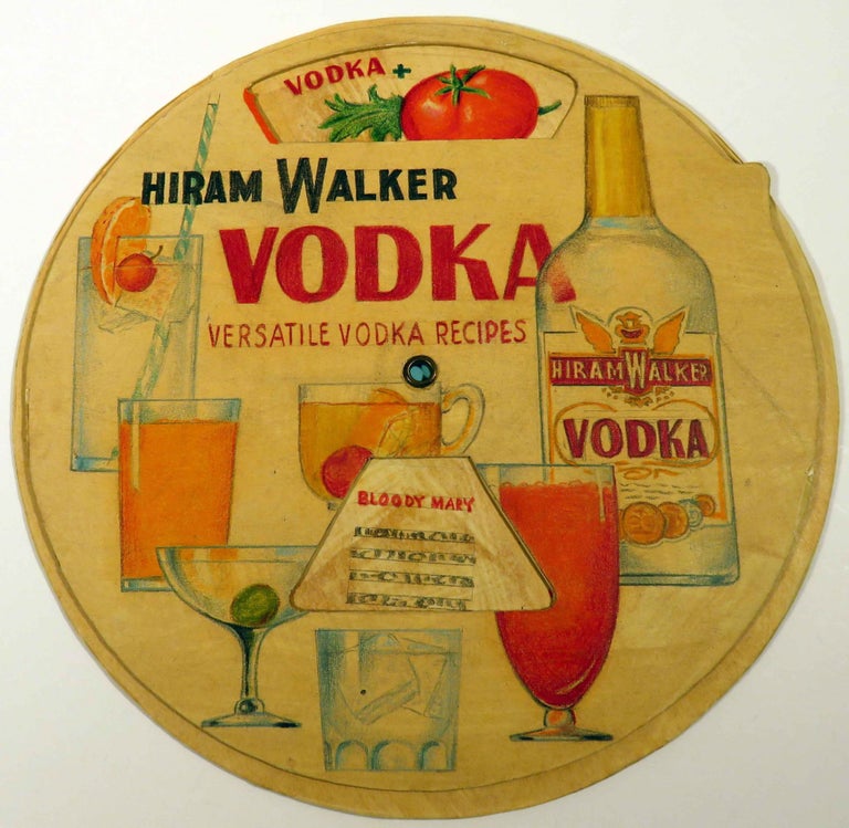 Item #39557 Hiram Walker Vodka - Versatile Vodka Recipes [COCKTAIL] [Volvelle]. HIRAM WALKER