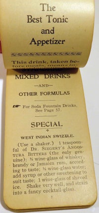 Standard Mixed Drinks, Dr. Siegert's Angostura Bitters [Notebook] [Cocktail Recipes]