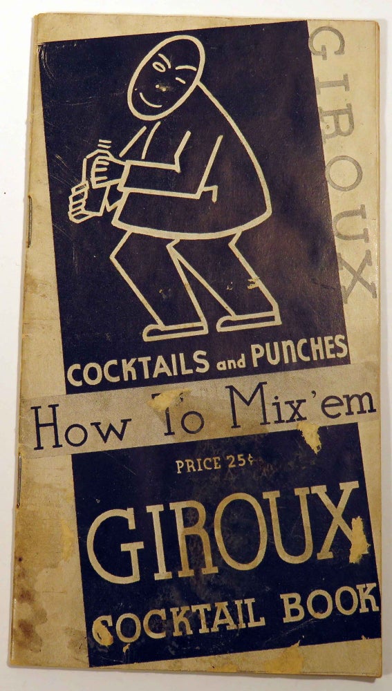 Item #39584 Cocktails and Punches, How To Mix'em, Giroux Cocktail Book. GIROUX