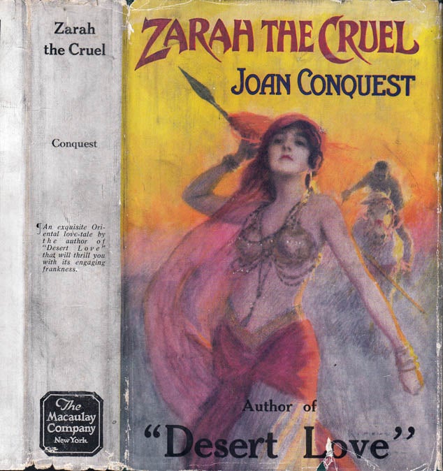Item #39646 Zarah the Cruel. Joan CONQUEST.