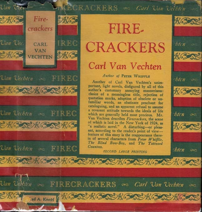 Item #39764 Firecrackers. Carl VAN VECHTEN