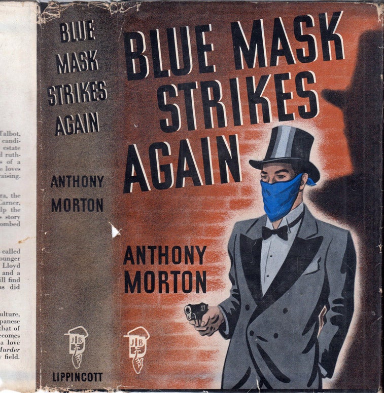 Item #39857 Blue Mask Strikes Again. Anthony MORTON, John CREASEY.