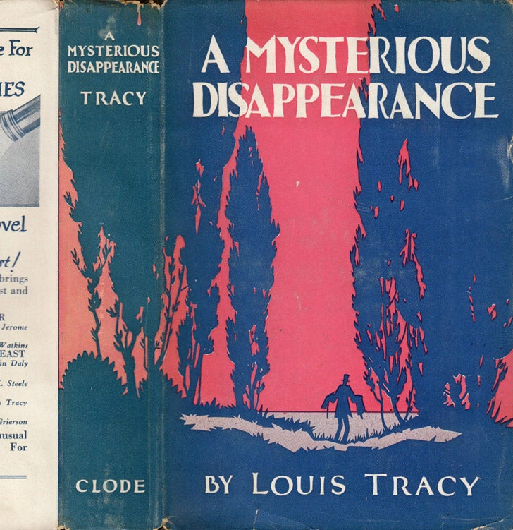 Item #39953 A Mysterious Disappearance. Louis TRACY