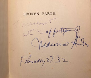 Broken Earth [SIGNED AND INSCRIBED]