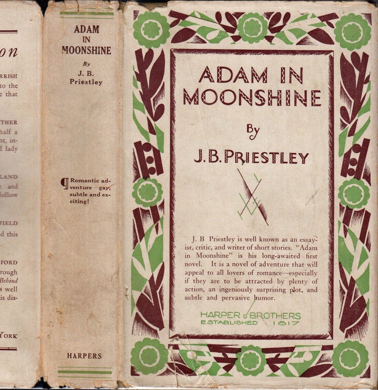 Item #39975 Adam in Moonshine. J. B. PRIESTLEY