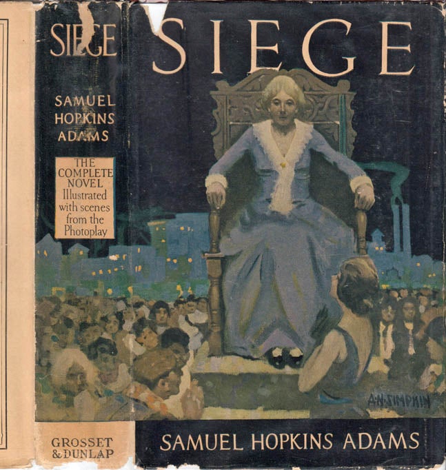 Item #40819 Siege. Samuel Hopkins ADAMS