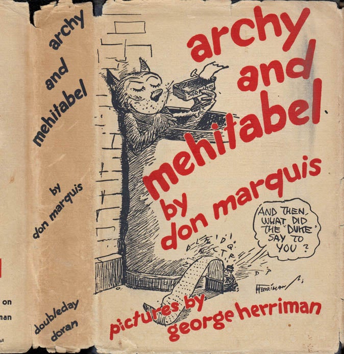 Item #40839 Archy and Mehitabel. Don MARQUIS.