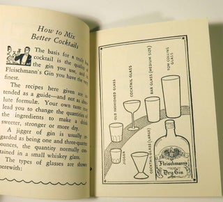 Fleischmann's Dry Gin Recipes [ COCKTAIL RECIPES ]
