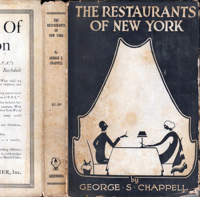 Item #41023 The Restaurants of New York. George S. CHAPPELL