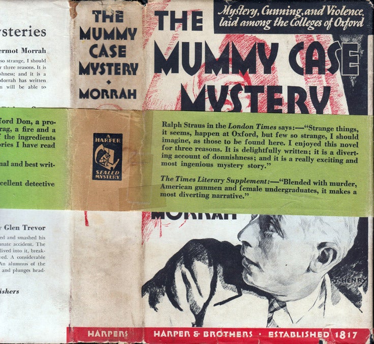 Item #41027 The Mummy Case Mystery. Dermot MORRAH, Michael MACGREGOR