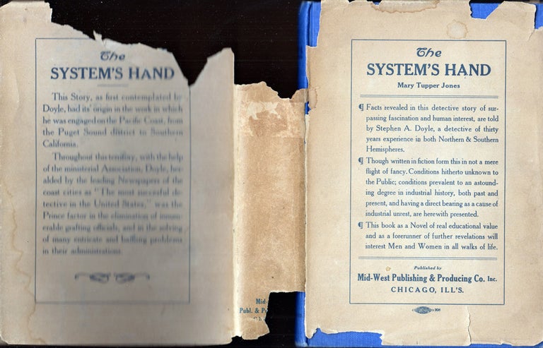 Item #41129 The System's Hand [ LABOR MYSTERY ]. Mary Tupper JONES.