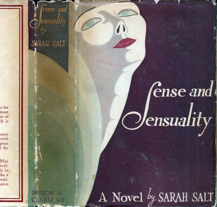 Item #41153 Sense and Sensuality. Sarah SALT