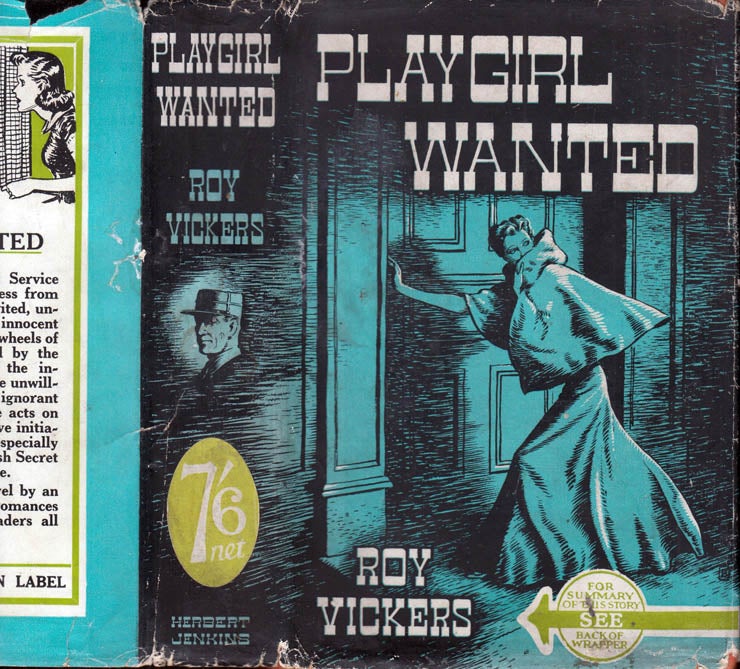 Item #41188 Playgirl Wanted. Roy VICKERS