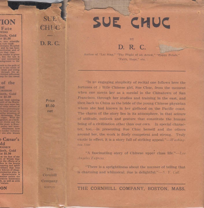 Item #41191 Sue Chuc [SAN FRANCISCO NOVEL]. D. C. C., Donna Rieta COLE.