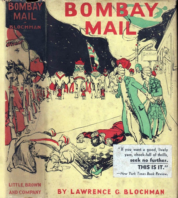 Item #41300 Bombay Mail. Lawrence G. BLOCHMAN.