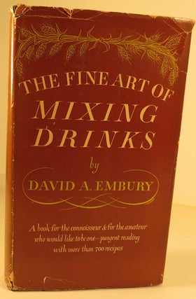 The Fine Art of Mixing Drinks [COCKTAILS]