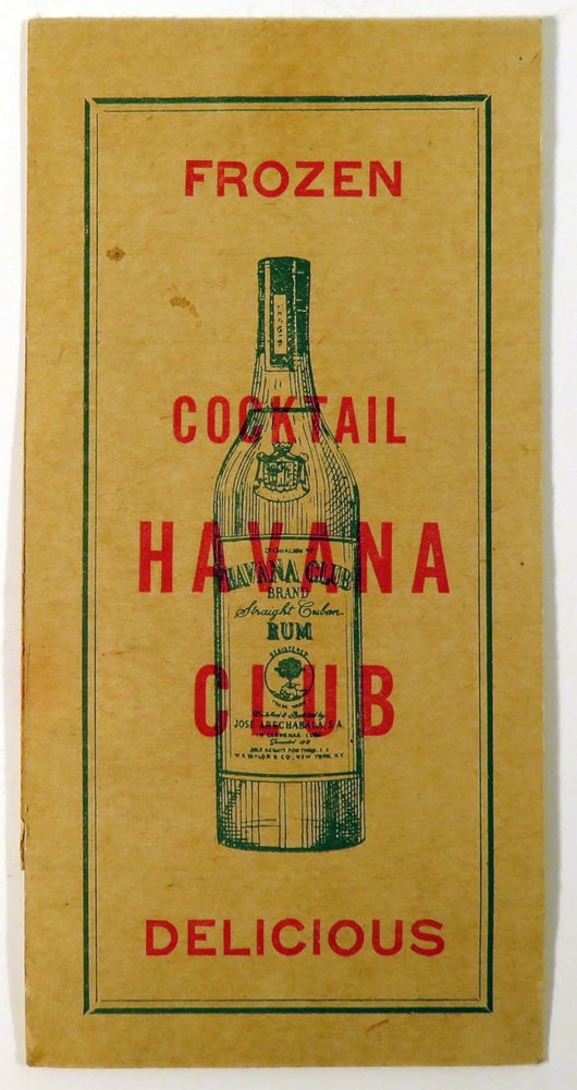 Item #41351 Havana Club Special Cocktail [Recipe Card]. S. A. JOSE ARCHABALA