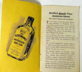 Recipes by Fleischmann's for Dry and Sloe Gin, Cocktails and Mixed Drinks