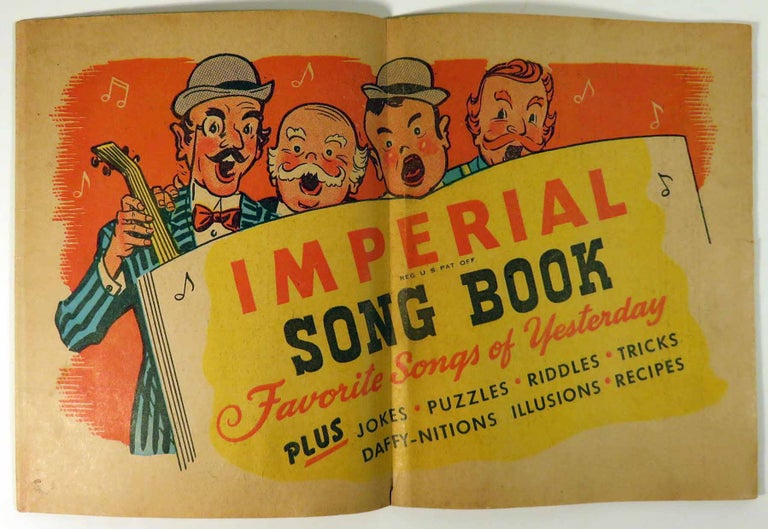 Item #41371 Imperial Song Book, Favorite Songs of Yesterday, plus Jokes, Puzzles, Riddles,...