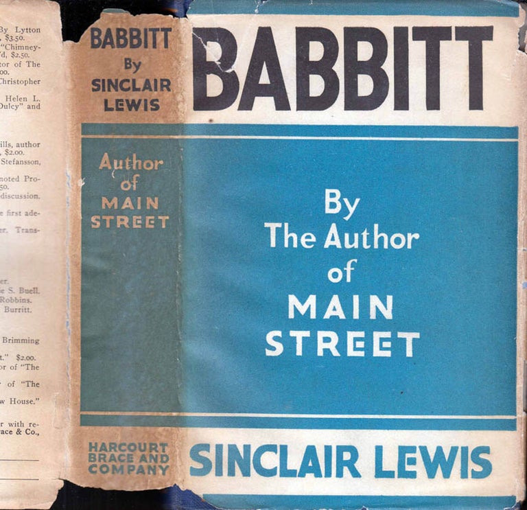 Item #41434 Babbitt. Sinclair LEWIS