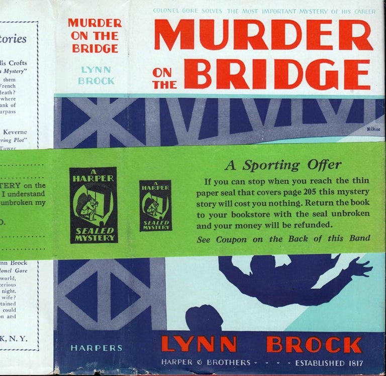 Item #41472 Murder on the Bridge. Lynn BROCK