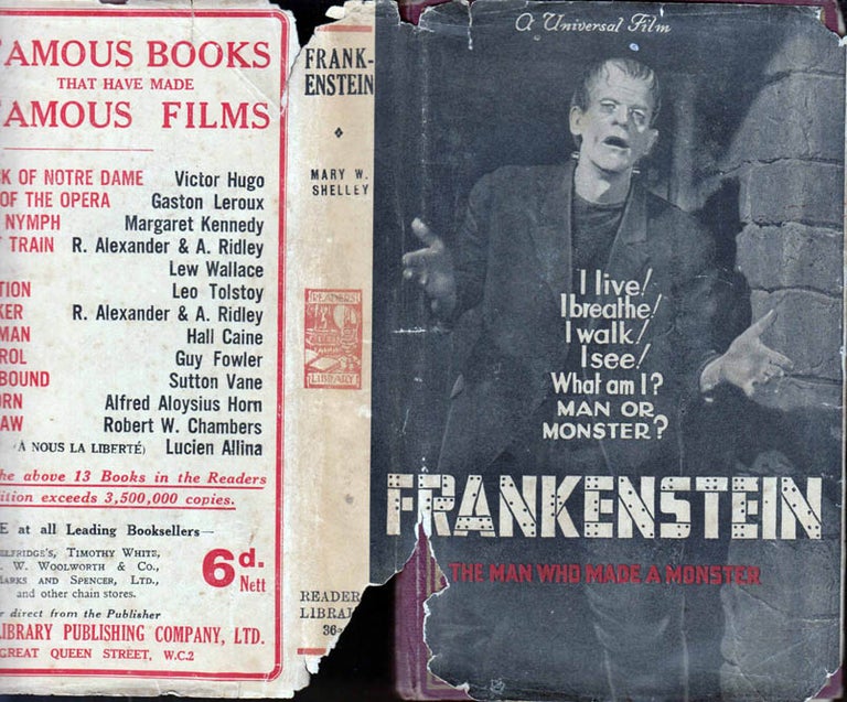 Item #41542 Frankenstein or The Modern Prometheus. Mary W. SHELLEY.