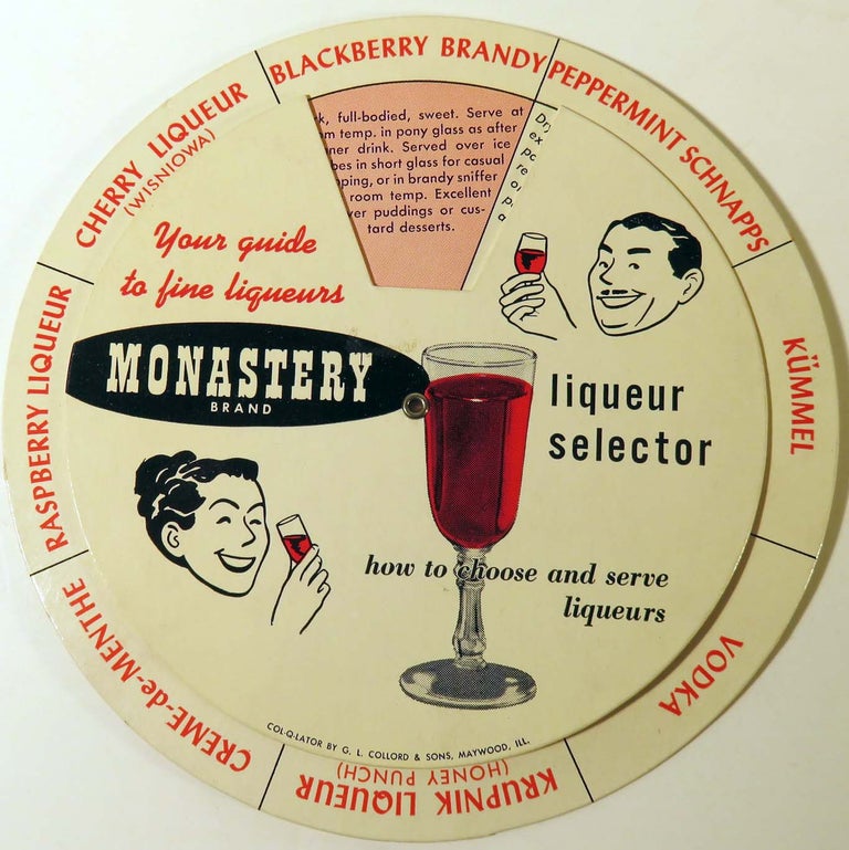 Item #41617 Monastery Brand Liqueur Selector [Cocktails]. MONASTERY BRAND