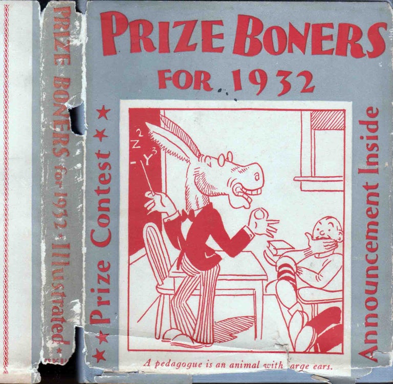 Item #41686 Prize Boners for 1932 (Fourth Series). Alexander ABINGDON