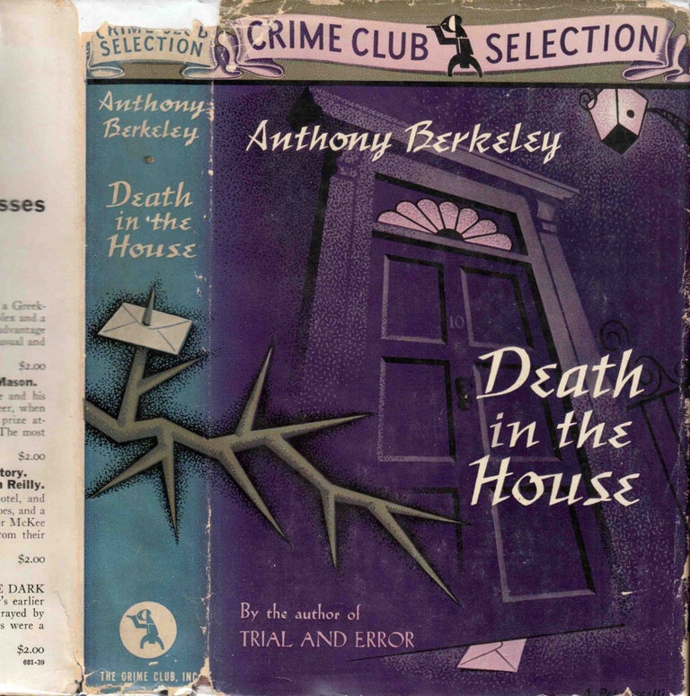Item #41702 Death in the House. Anthony BERKELEY