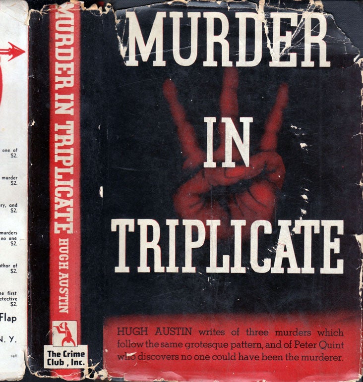 Item #600024 Murder in Triplicate. Hugh AUSTIN