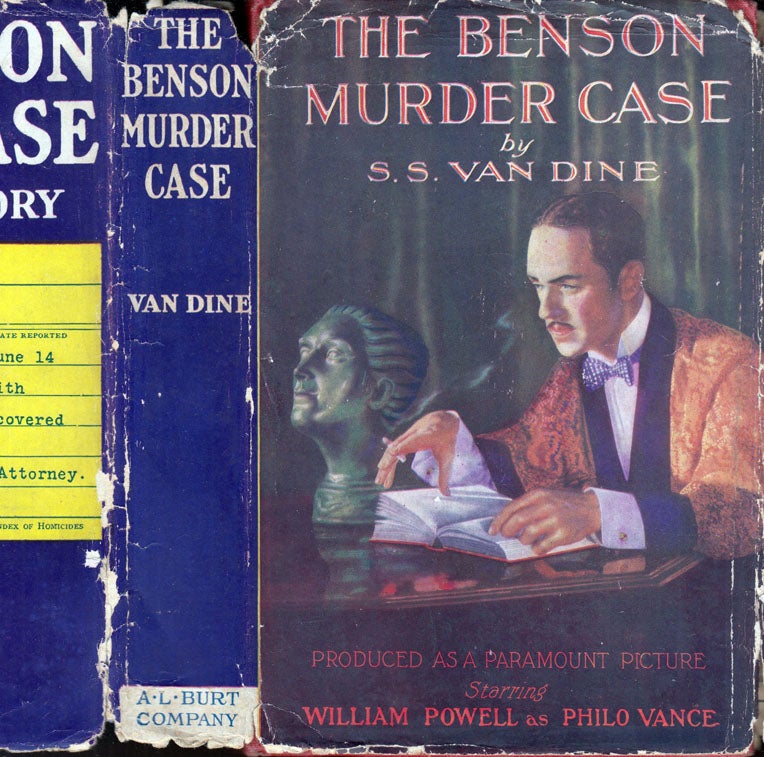 Item #600089 The Benson Murder Case. S. S. VAN DINE
