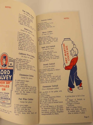 World Atlas of Drinks, also Wines and Cordial Desserts, An Extensive Collection of Famous Cocktails and Highballs by the Foremost Mixologists of America and Europe